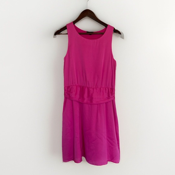 Theory Dresses & Skirts - Theory Harida Poignant Pink Silk Mini Dress 4 Luxury Party Spring Preppy